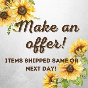 🌻MAKE A REASONABLE OFFER! Offers accepted or countered!